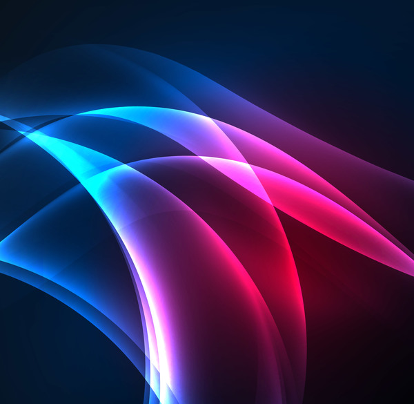 Blue with purple wavy bright background vector 02