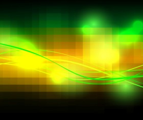 Blurs green background abstract vector 02