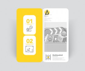 Brochure cover design creative vector 03