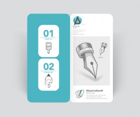 Brochure cover design creative vector 07