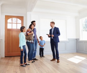 Buy new home Stock Photo