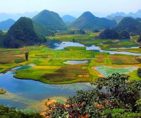 Charming pastoral scenery Stock Photo