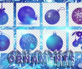 Christmas balls Photoshop Brushes