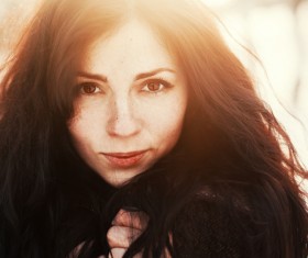 Close-up portraits Stock Photo 07