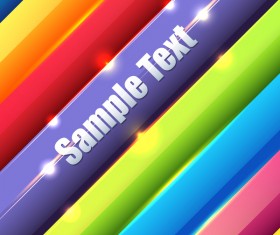 Colored tapes background vector