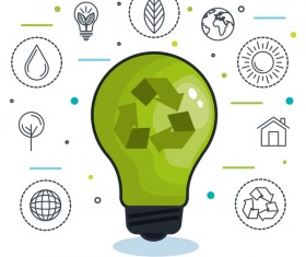 Concept environment ecology infographic template 01