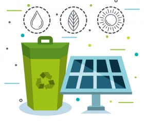 Concept environment ecology infographic template 07