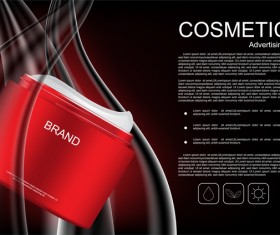 Cosmetic advertsing with dark background 02