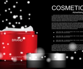 Cosmetic advertsing with dark background 03