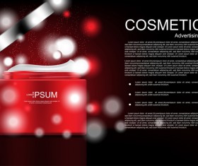 Cosmetic advertsing with dark background 04