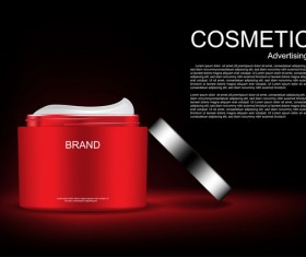 Cosmetic advertsing with dark background 06