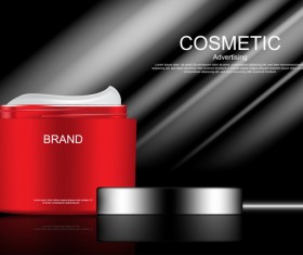 Cosmetic advertsing with dark background 07