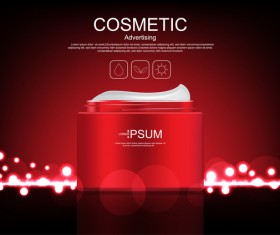 Cosmetic advertsing with dark background 09