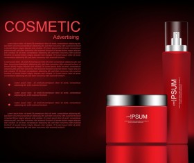 Cosmetic advertsing with dark background 11