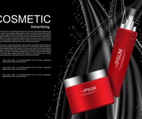 Cosmetic advertsing with dark background 12