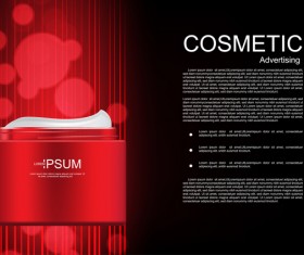 Cosmetic advertsing with dark background 13