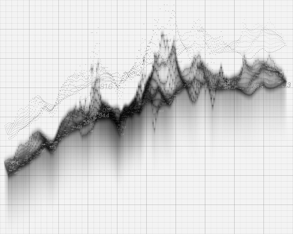Data curve graphs vector template 17