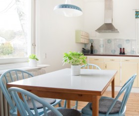 Different styles of decoration of the kitchen Stock Photo 02