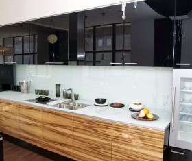 Different styles of decoration of the kitchen Stock Photo 06