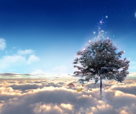 Dream beautiful scenery Stock Photo