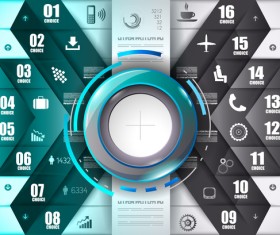 Explo infographic template vector 01