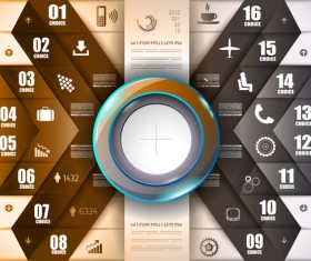 Explo infographic template vector 02