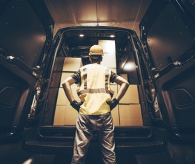 Express delivery and cargo Stock Photo