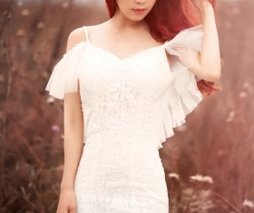 Female wedding photography Stock Photo