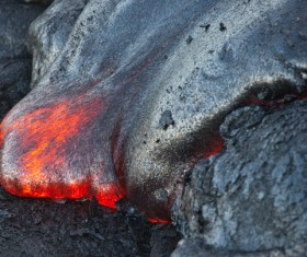 Flowing magma Stock Photo 01