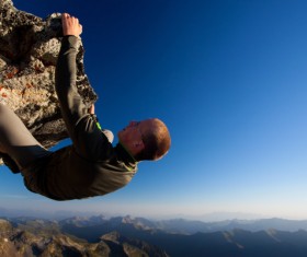 Free climbing man HD picture