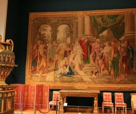 French Louvre mural HD picture