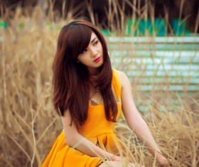 Fresh and elegant girl Stock Photo