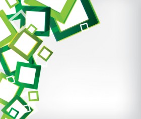 Green frame with white background vector 03