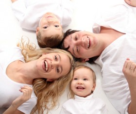 Happy family photo Stock Photo