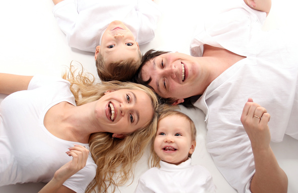 Happy family photo Stock Photo