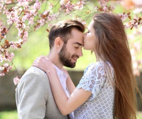 Happy forehead kiss HD picture