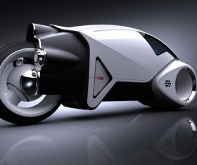 Harley Super Concept Motorcycle Stock Photo