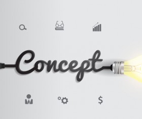 Idea business infographic template vector 06