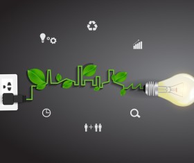 Idea business infographic template vector 07