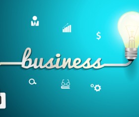 Idea business infographic template vector 09