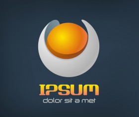 Ipsum logo design vector