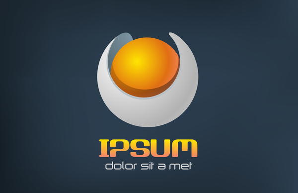 Ipsum logo design vector