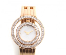 Ladies diamond watch Stock Photo 01