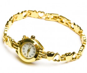 Ladies diamond watch Stock Photo 03