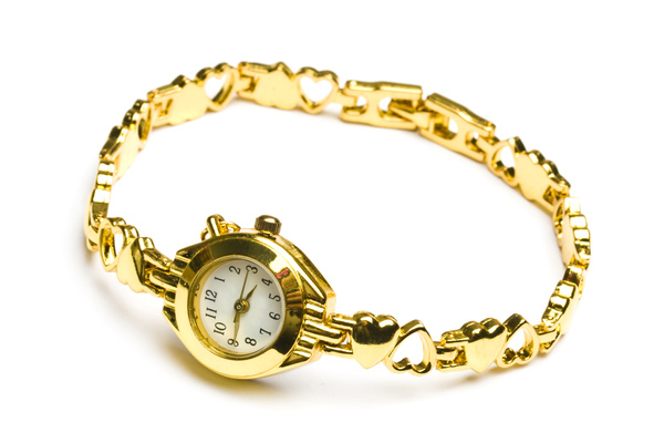 Ladies diamond watch Stock Photo 03