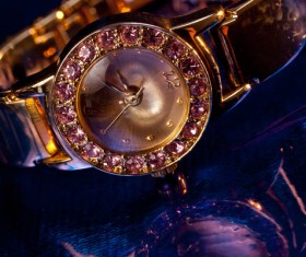 Ladies diamond watch Stock Photo 11