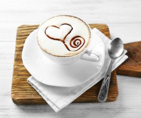 Latte coffee Stock Photo