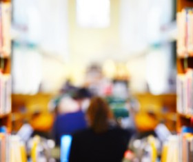 Library books Stock Photo
