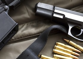 Light weapons and bullets Stock Photo 01