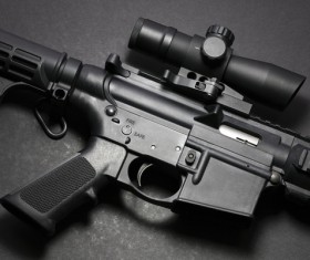 Light weapons and bullets Stock Photo 02